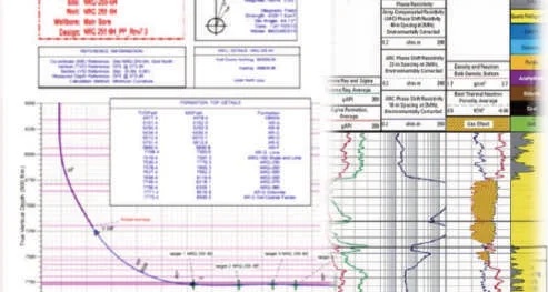 MWD survey and log output
